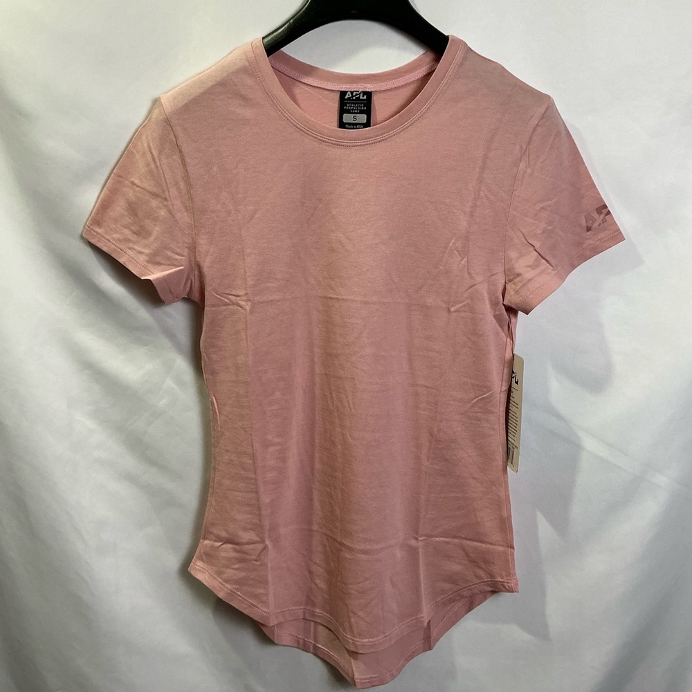 APL Athletic Propulsion Labs Perfect T-Shirt Dusty Rose Short Sleeve Tee New Sm